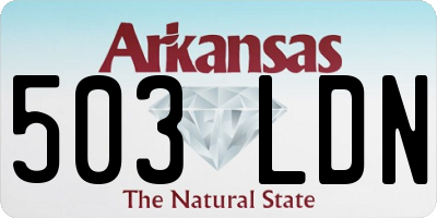 AR license plate 503LDN