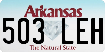 AR license plate 503LEH