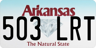 AR license plate 503LRT