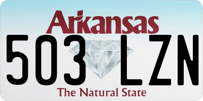 AR license plate 503LZN