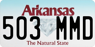 AR license plate 503MMD