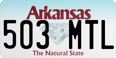 AR license plate 503MTL