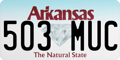 AR license plate 503MUC