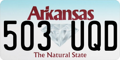 AR license plate 503UQD