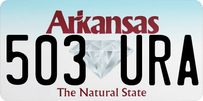 AR license plate 503URA