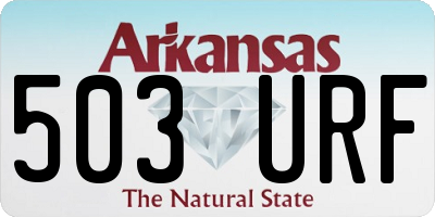 AR license plate 503URF
