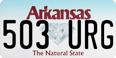 AR license plate 503URG
