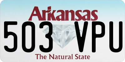 AR license plate 503VPU