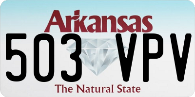 AR license plate 503VPV
