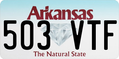 AR license plate 503VTF