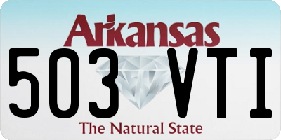 AR license plate 503VTI