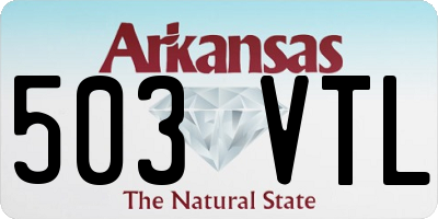 AR license plate 503VTL