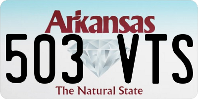 AR license plate 503VTS