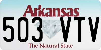 AR license plate 503VTV