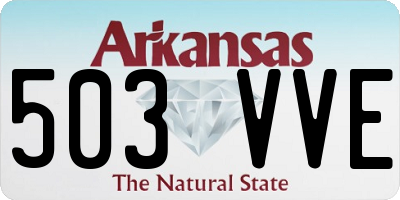 AR license plate 503VVE