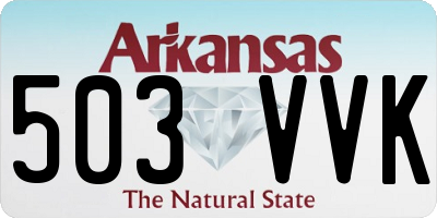AR license plate 503VVK
