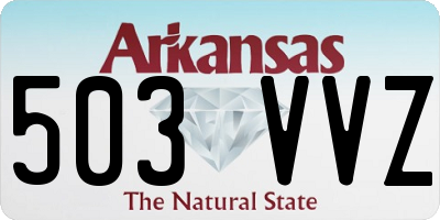 AR license plate 503VVZ