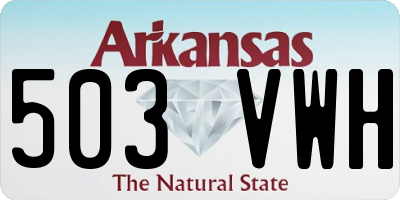 AR license plate 503VWH