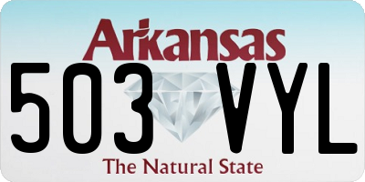 AR license plate 503VYL