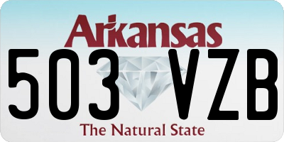 AR license plate 503VZB