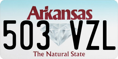 AR license plate 503VZL