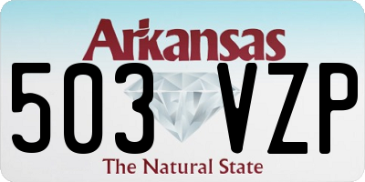 AR license plate 503VZP