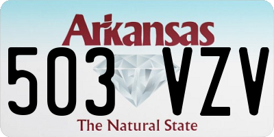 AR license plate 503VZV