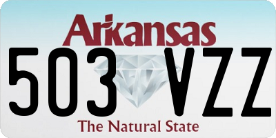 AR license plate 503VZZ