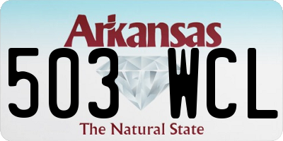 AR license plate 503WCL