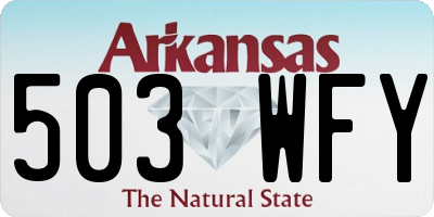 AR license plate 503WFY