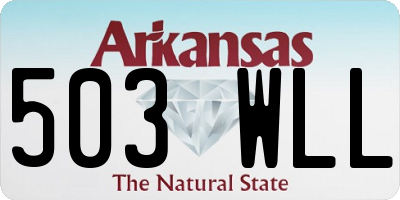 AR license plate 503WLL