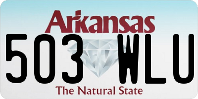 AR license plate 503WLU