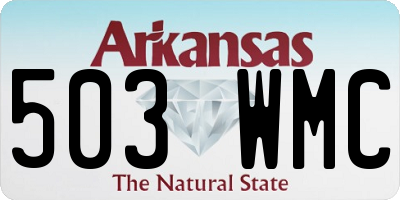 AR license plate 503WMC