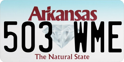 AR license plate 503WME