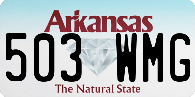 AR license plate 503WMG