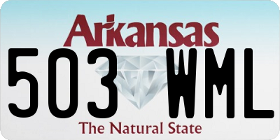 AR license plate 503WML