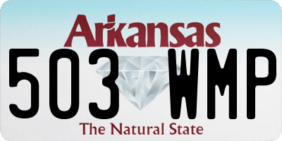 AR license plate 503WMP