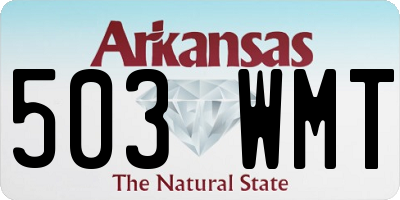 AR license plate 503WMT