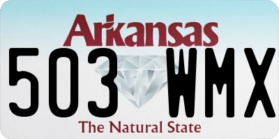 AR license plate 503WMX