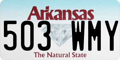AR license plate 503WMY