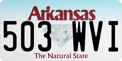 AR license plate 503WVI