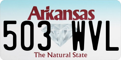 AR license plate 503WVL