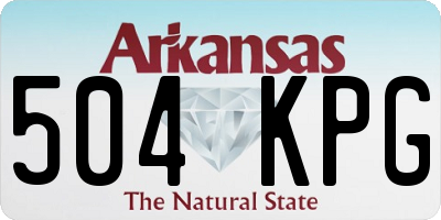 AR license plate 504KPG