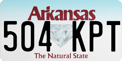 AR license plate 504KPT