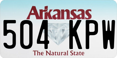 AR license plate 504KPW