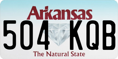 AR license plate 504KQB