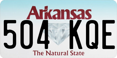 AR license plate 504KQE