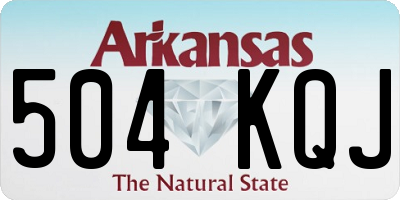 AR license plate 504KQJ
