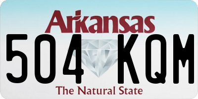 AR license plate 504KQM