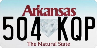 AR license plate 504KQP